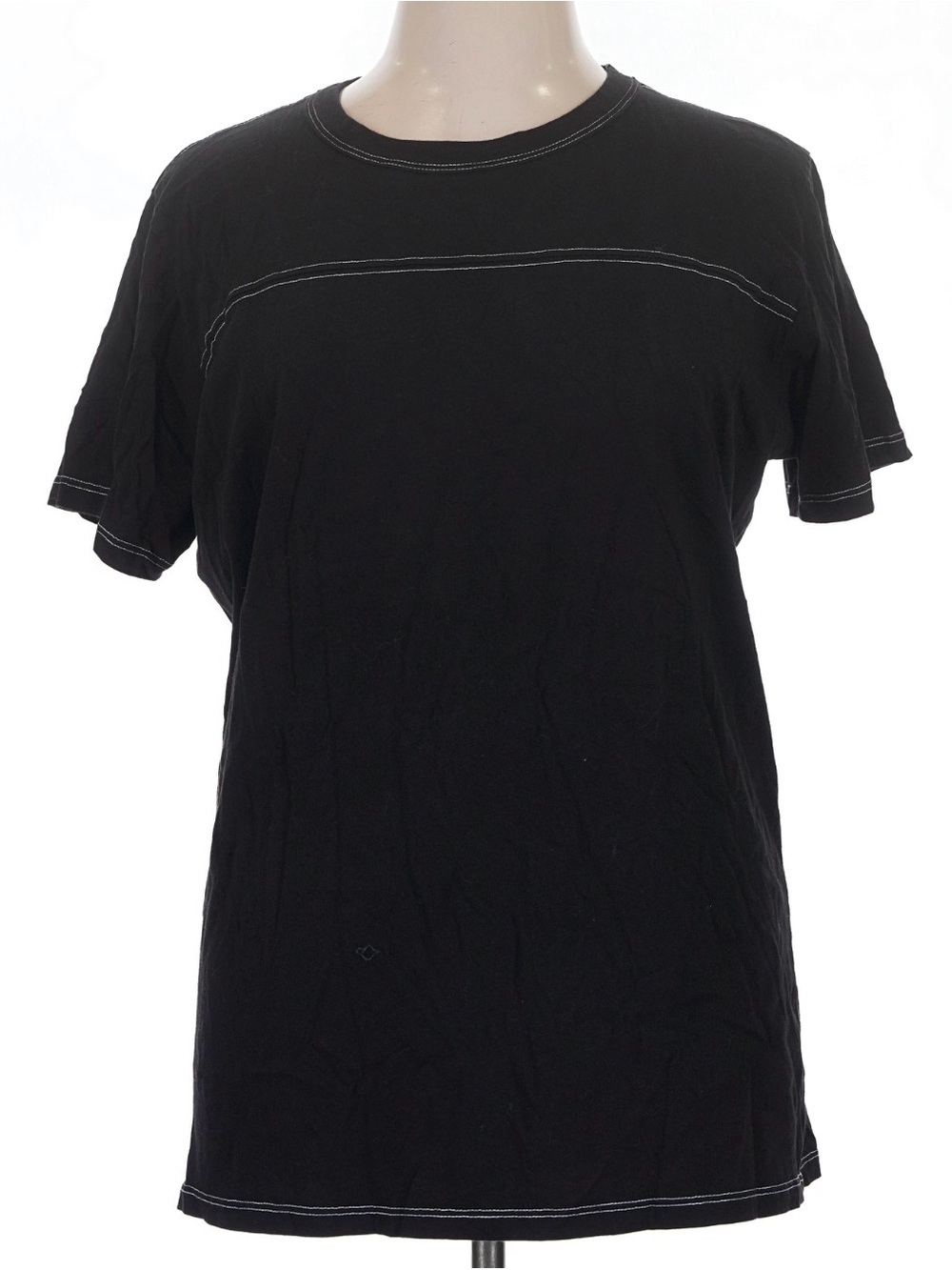 Big Bud Press Black Junior Varsity Tee with Contrast Stitching